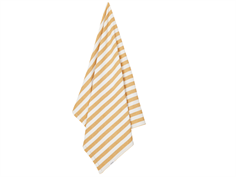 Liewood stripe white yellow mellow strandhåndklæde Macy